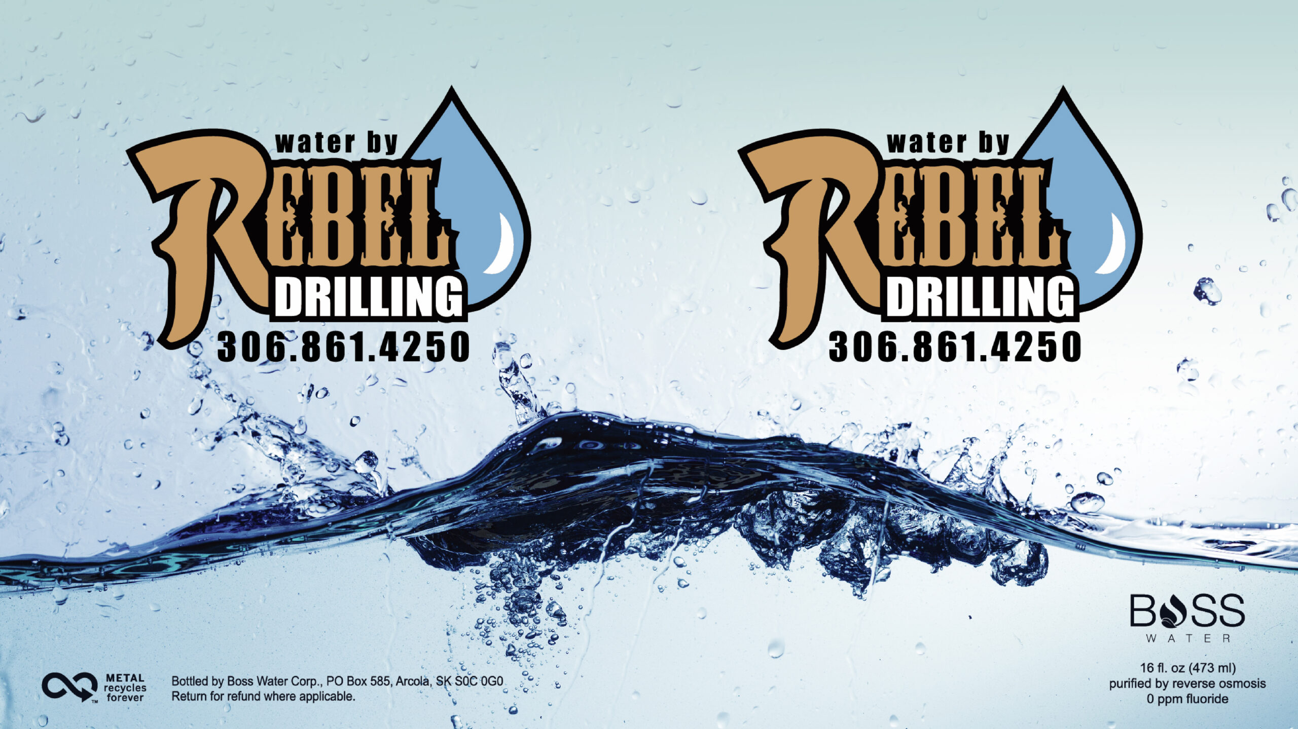 Rebel Drilling bottle label design file